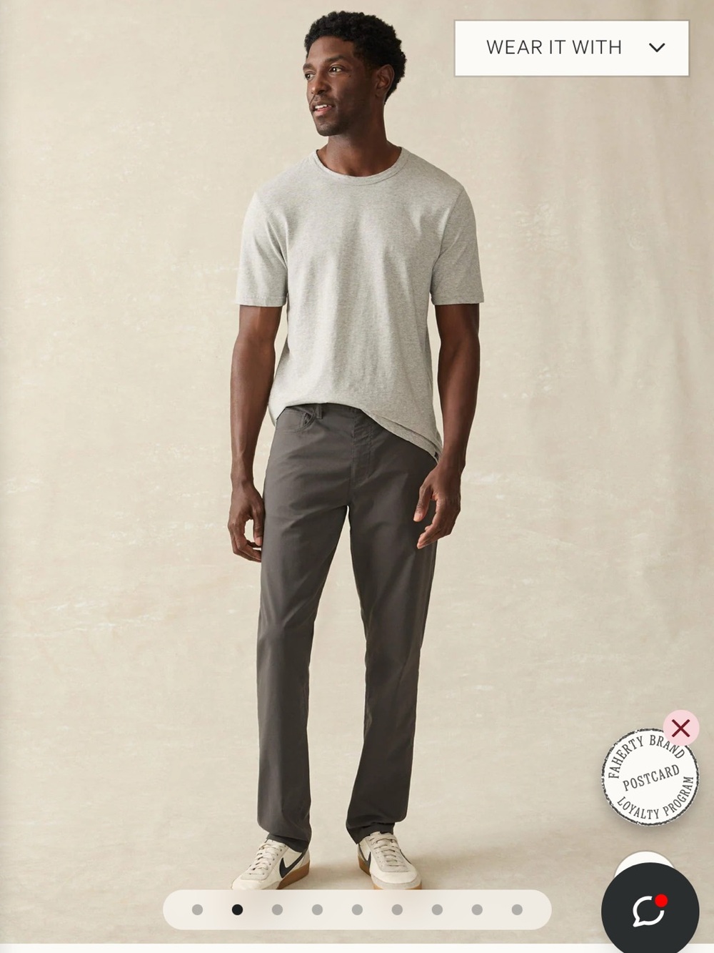 Faherty Reserve Movement Pants - Picture 2 of 8